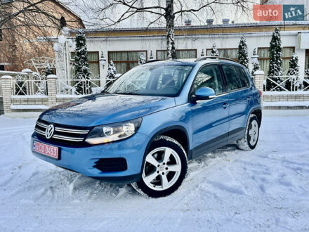 Синий Фольксваген Тигуан, объемом двигателя 2 л и пробегом 152 тыс. км за 11990 $, фото 1 на Automoto.ua