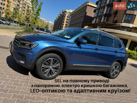 Фольксваген Тігуан 2018 у Києві на Automoto.ua Синій Фольксваген Тігуан, об'ємом двигуна 2 л та пробігом 55 тис. км за 18500 $, фото 1 на Automoto.ua