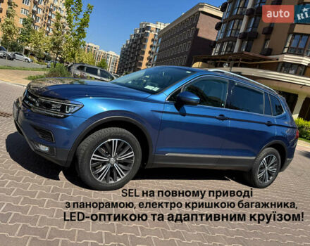Синій Фольксваген Тігуан, об'ємом двигуна 2 л та пробігом 55 тис. км за 18500 $, фото 1 на Automoto.ua