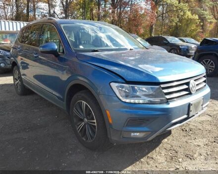 Синий Фольксваген Тигуан, объемом двигателя 2 л и пробегом 137 тыс. км за 12200 $, фото 1 на Automoto.ua