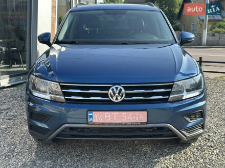 Синий Фольксваген Тигуан, объемом двигателя 2 л и пробегом 233 тыс. км за 15700 $, фото 1 на Automoto.ua