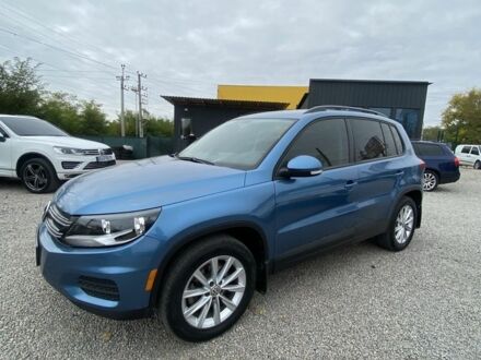 Синий Фольксваген Тигуан, объемом двигателя 2 л и пробегом 109 тыс. км за 14950 $, фото 1 на Automoto.ua