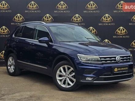 Синій Фольксваген Тігуан, об'ємом двигуна 1.98 л та пробігом 101 тис. км за 27300 $, фото 1 на Automoto.ua