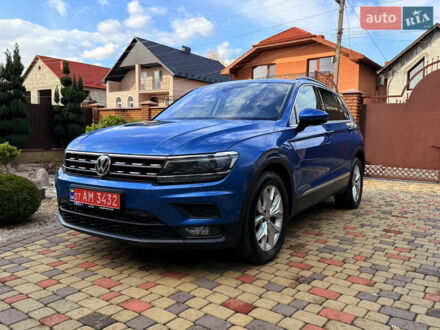 Фольксваген Тигуан 2019 в Мукачеве на Automoto.ua Синий Фольксваген Тигуан, объемом двигателя 1.98 л и пробегом 225 тыс. км за 25800 $, фото 1 на Automoto.ua