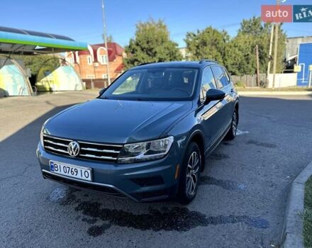 Синий Фольксваген Тигуан, объемом двигателя 1.98 л и пробегом 195 тыс. км за 17300 $, фото 1 на Automoto.ua