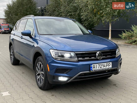 Фольксваген Тігуан 2019 у Белой Церкве на Automoto.ua Синій Фольксваген Тігуан, об'ємом двигуна 1.98 л та пробігом 66 тис. км за 21500 $, фото 1 на Automoto.ua
