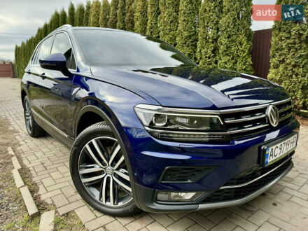 Фольксваген Тігуан 2019 у Луцьку на Automoto.ua Синій Фольксваген Тігуан, об'ємом двигуна 2 л та пробігом 170 тис. км за 27500 $, фото 1 на Automoto.ua