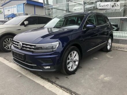 Фольксваген Тигуан 2020 в Запорожье на Automoto.ua Синий Фольксваген Тигуан, объемом двигателя 2 л и пробегом 37 тыс. км за 36000 $, фото 1 на Automoto.ua