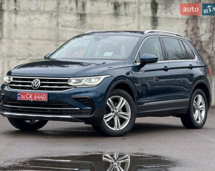 Синий Фольксваген Тигуан, объемом двигателя 2 л и пробегом 189 тыс. км за 31999 $, фото 1 на Automoto.ua