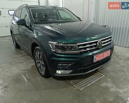 Зеленый Фольксваген Тигуан, объемом двигателя 1.98 л и пробегом 174 тыс. км за 21999 $, фото 1 на Automoto.ua