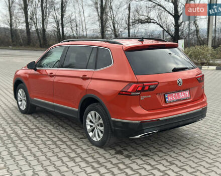 Оранжевый Фольксваген Тигуан, объемом двигателя 2 л и пробегом 143 тыс. км за 16700 $, фото 9 на Automoto.ua