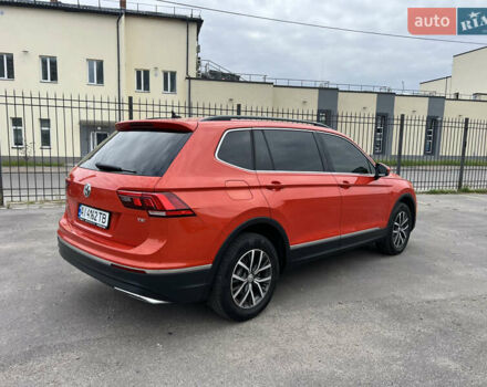 Помаранчевий Фольксваген Тігуан, об'ємом двигуна 1.98 л та пробігом 58 тис. км за 18900 $, фото 1 на Automoto.ua