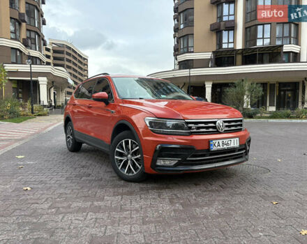 Оранжевый Фольксваген Тигуан, объемом двигателя 1.98 л и пробегом 185 тыс. км за 17700 $, фото 1 на Automoto.ua