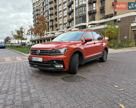 Оранжевый Фольксваген Тигуан, объемом двигателя 1.98 л и пробегом 185 тыс. км за 17700 $, фото 3 на Automoto.ua