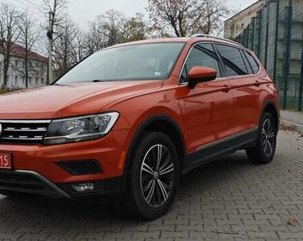 Оранжевый Фольксваген Тигуан, объемом двигателя 1.98 л и пробегом 148 тыс. км за 16200 $, фото 1 на Automoto.ua