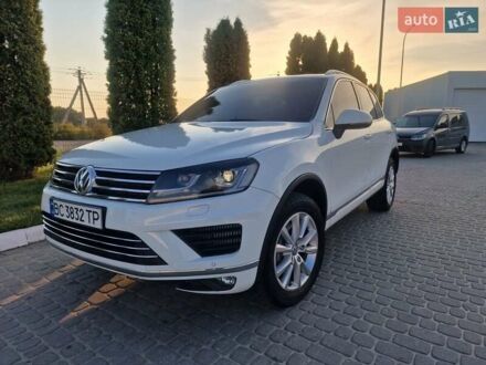 Фольксваген Туарег 2015 в Львове на Automoto.ua Белый Фольксваген Туарег, объемом двигателя 2.97 л и пробегом 200 тыс. км за 23900 $, фото 1 на Automoto.ua
