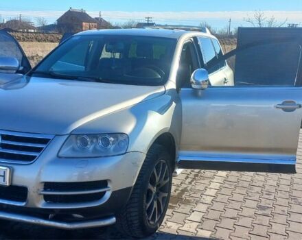 Бежевый Фольксваген Туарег, объемом двигателя 3 л и пробегом 298 тыс. км за 7950 $, фото 2 на Automoto.ua