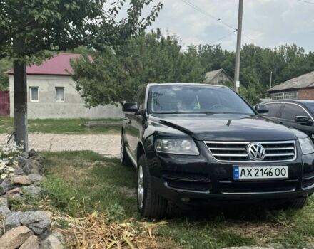 Черный Фольксваген Туарег, объемом двигателя 2.5 л и пробегом 280 тыс. км за 5000 $, фото 1 на Automoto.ua