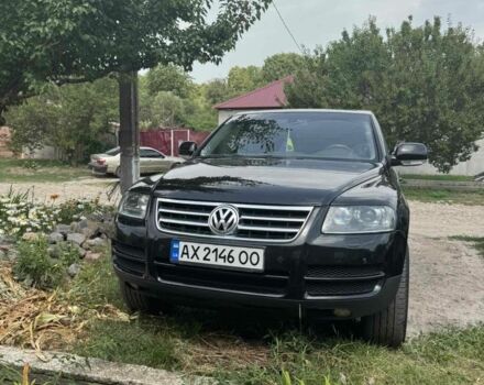 Черный Фольксваген Туарег, объемом двигателя 2.5 л и пробегом 280 тыс. км за 5000 $, фото 2 на Automoto.ua