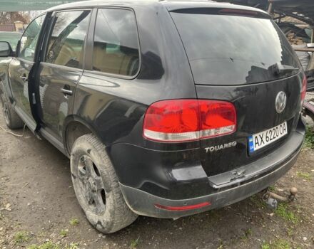 Черный Фольксваген Туарег, объемом двигателя 3 л и пробегом 370 тыс. км за 3550 $, фото 2 на Automoto.ua