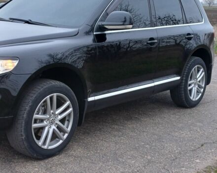 Черный Фольксваген Туарег, объемом двигателя 3 л и пробегом 146 тыс. км за 13000 $, фото 1 на Automoto.ua