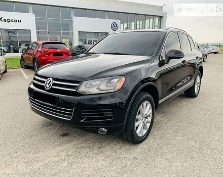 Черный Фольксваген Туарег, объемом двигателя 3 л и пробегом 264 тыс. км за 18500 $, фото 2 на Automoto.ua