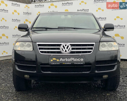 Черный Фольксваген Туарег, объемом двигателя 2.5 л и пробегом 373 тыс. км за 6950 $, фото 4 на Automoto.ua