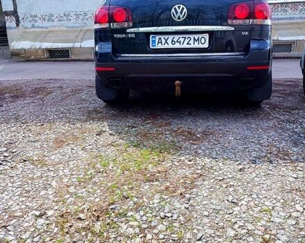 Черный Фольксваген Туарег, объемом двигателя 4.2 л и пробегом 0 тыс. км за 8000 $, фото 1 на Automoto.ua