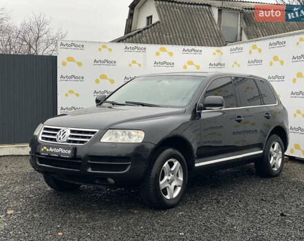 Черный Фольксваген Туарег, объемом двигателя 2.5 л и пробегом 373 тыс. км за 6950 $, фото 1 на Automoto.ua