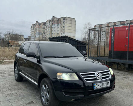 Черный Фольксваген Туарег, объемом двигателя 2.5 л и пробегом 427 тыс. км за 7700 $, фото 2 на Automoto.ua