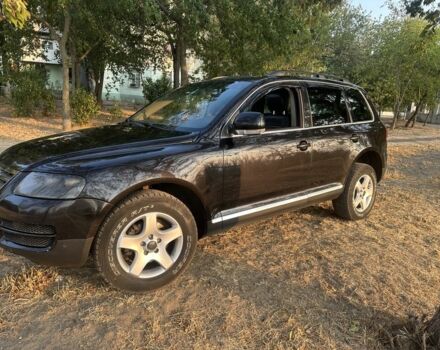 Черный Фольксваген Туарег, объемом двигателя 2.5 л и пробегом 319 тыс. км за 5500 $, фото 5 на Automoto.ua