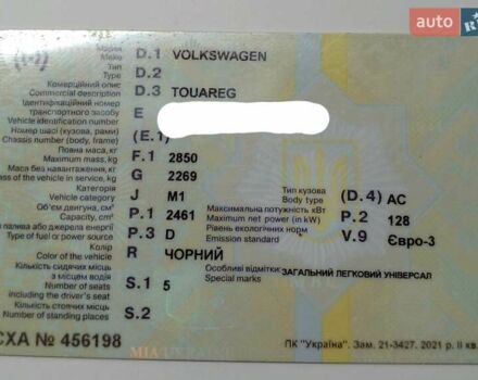 Чорний Фольксваген Туарег, об'ємом двигуна 2.5 л та пробігом 400 тис. км за 8600 $, фото 1 на Automoto.ua