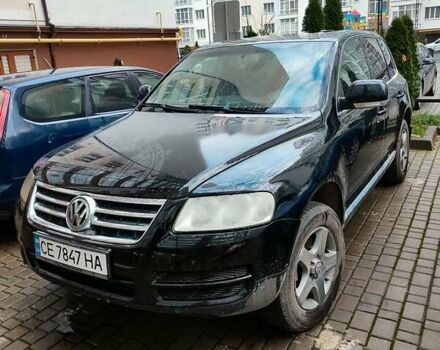 Черный Фольксваген Туарег, объемом двигателя 2.5 л и пробегом 426 тыс. км за 7400 $, фото 5 на Automoto.ua