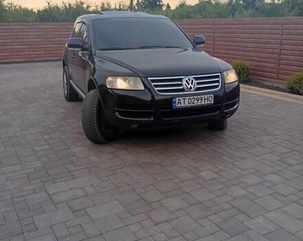 Черный Фольксваген Туарег, объемом двигателя 2.46 л и пробегом 330 тыс. км за 7900 $, фото 3 на Automoto.ua