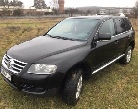 Черный Фольксваген Туарег, объемом двигателя 3 л и пробегом 212 тыс. км за 8555 $, фото 1 на Automoto.ua