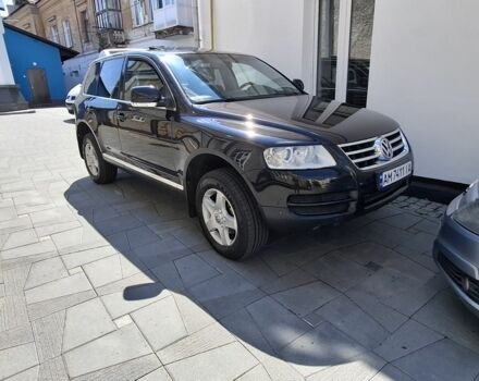 Черный Фольксваген Туарег, объемом двигателя 2.5 л и пробегом 268 тыс. км за 9500 $, фото 3 на Automoto.ua