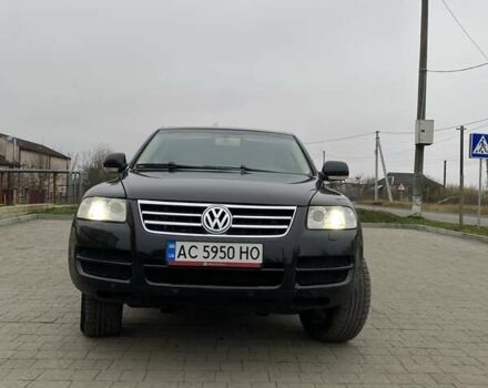 Черный Фольксваген Туарег, объемом двигателя 2.97 л и пробегом 390 тыс. км за 8700 $, фото 2 на Automoto.ua