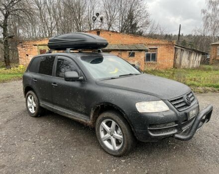 Черный Фольксваген Туарег, объемом двигателя 3 л и пробегом 496 тыс. км за 4250 $, фото 7 на Automoto.ua