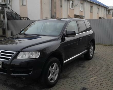 Черный Фольксваген Туарег, объемом двигателя 2.5 л и пробегом 245 тыс. км за 8000 $, фото 2 на Automoto.ua