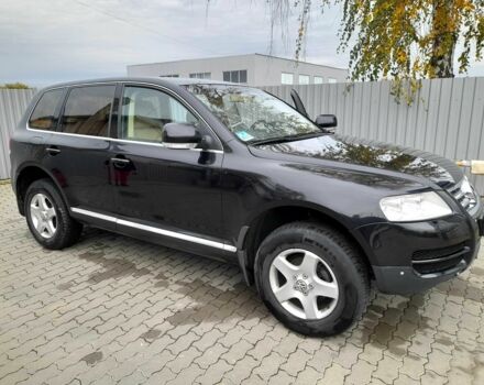 Черный Фольксваген Туарег, объемом двигателя 2.5 л и пробегом 245 тыс. км за 8000 $, фото 3 на Automoto.ua