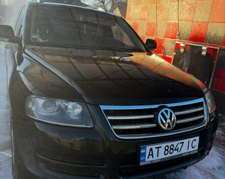 Черный Фольксваген Туарег, объемом двигателя 2.46 л и пробегом 325 тыс. км за 8700 $, фото 6 на Automoto.ua