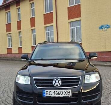 Черный Фольксваген Туарег, объемом двигателя 2.97 л и пробегом 343 тыс. км за 10000 $, фото 2 на Automoto.ua