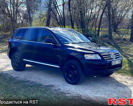 Черный Фольксваген Туарег, объемом двигателя 3 л и пробегом 357 тыс. км за 7440 $, фото 4 на Automoto.ua