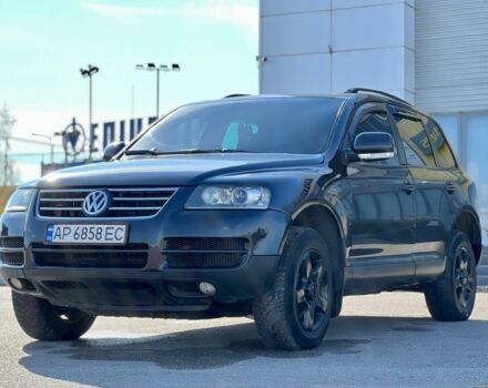 Черный Фольксваген Туарег, объемом двигателя 3 л и пробегом 295 тыс. км за 6900 $, фото 1 на Automoto.ua