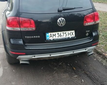 Черный Фольксваген Туарег, объемом двигателя 2.5 л и пробегом 317 тыс. км за 5000 $, фото 1 на Automoto.ua