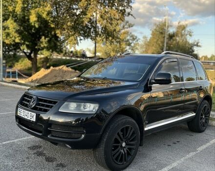 Черный Фольксваген Туарег, объемом двигателя 2.5 л и пробегом 253 тыс. км за 9100 $, фото 1 на Automoto.ua