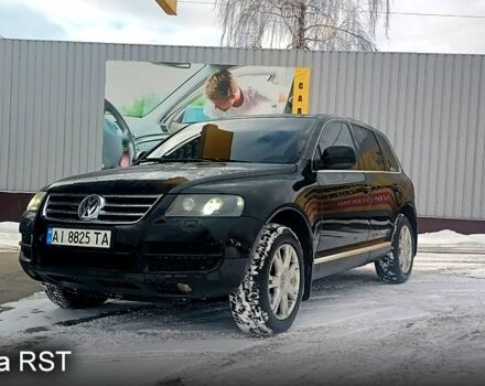 Черный Фольксваген Туарег, объемом двигателя 2.5 л и пробегом 315 тыс. км за 12500 $, фото 5 на Automoto.ua
