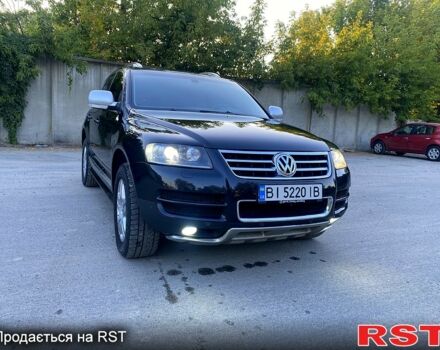 Черный Фольксваген Туарег, объемом двигателя 3 л и пробегом 340 тыс. км за 10800 $, фото 1 на Automoto.ua