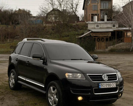 Черный Фольксваген Туарег, объемом двигателя 4.9 л и пробегом 340 тыс. км за 6900 $, фото 102 на Automoto.ua