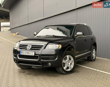 Черный Фольксваген Туарег, объемом двигателя 4.9 л и пробегом 340 тыс. км за 6900 $, фото 4 на Automoto.ua